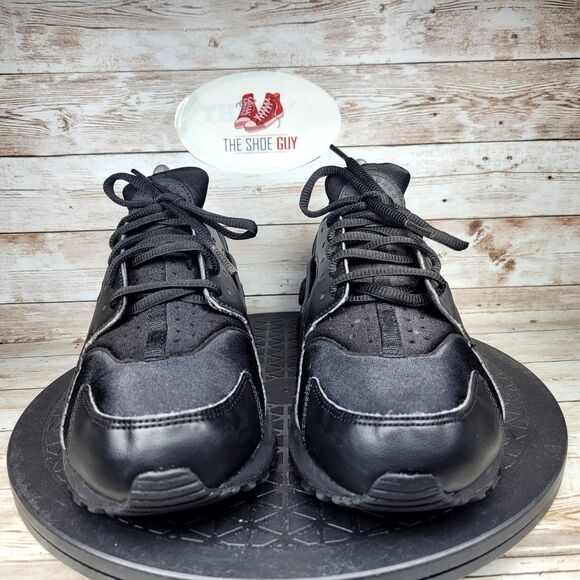 Nike Air Huarache Women's Size 9 Triple Black Athletic Shoes - Picture 3 of 12